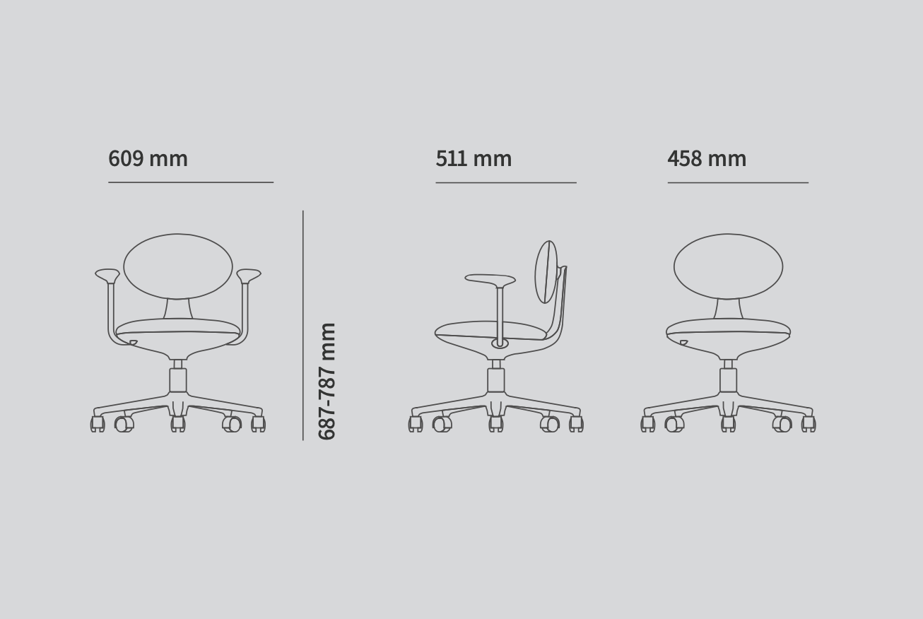 UFOU Joyin Childrens Designer Study Chair w/ Auto Brake Safety System - Lion